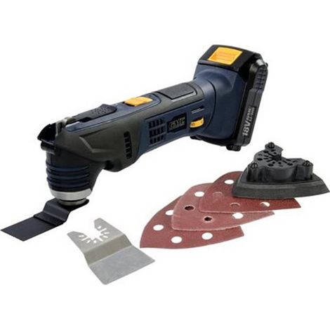 Outil oscillant multifonction Sans fil 18V 642042 GMC Batterie 1,5 Ah (1/4)