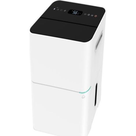 Qlima – Déshumidificateur compact 35,5x25,5x57,2 cm – Capacité 12L – Pour espaces confinés – Améliore la qualité de l'air