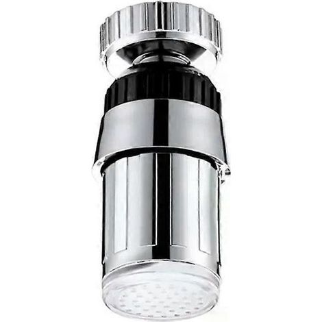 - Pommeau de douche lumineux avec filtre et éclairage LED multicolore pour robinet de salle de bain et cuisine (1/5)