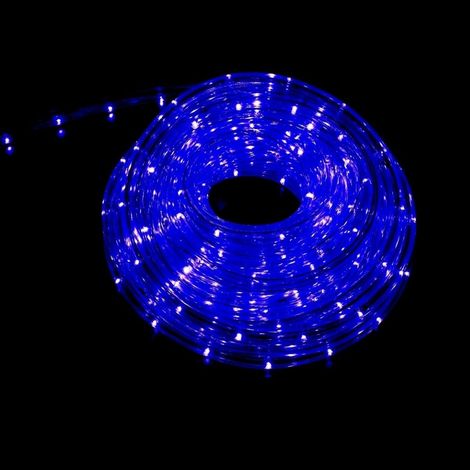 Tubo Luminoso 240 Led 10 mt. con controller effetti blu esterno