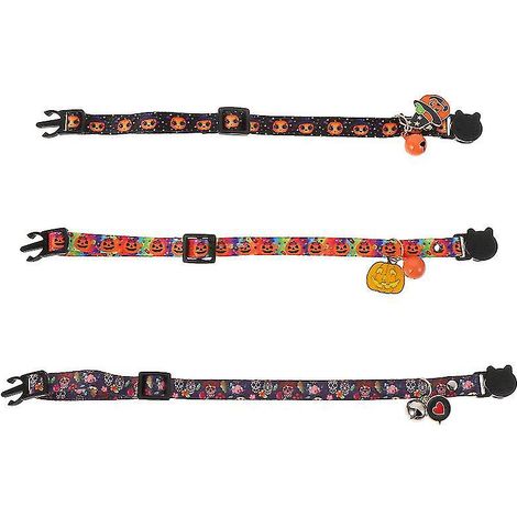 Lot de 3 colliers pour animaux de compagnie, décoration d'Halloween (1/3)