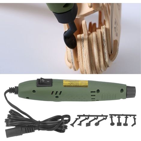 Ponceuse à stylo Schlit P-500-15 Standard américain 100-240V, meuleuse électrique, ponceuse Fine, ponçage de fente de moule de modèle de bricolage (1/5)