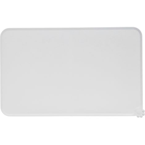 Tapis de bol pour animaux antidérapant imperméable étanche en silicone gris, accessoire de repas anti-fuite