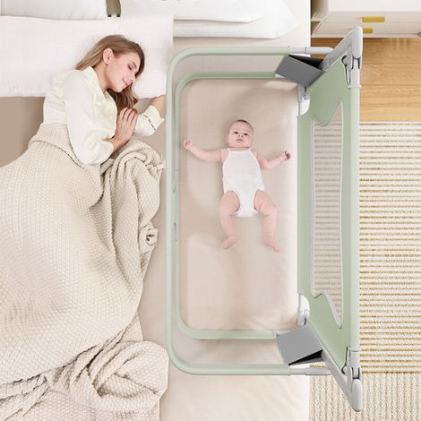 – Berceau cododo 3 en 1 pliant pour bébé – Hauteur réglable – Conception en maille respirante – Dimensions 120x50x42cm (1/5)