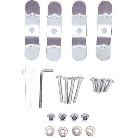 Attaches de fixation rétractable et mécanisme d'attache de sécurité pour moto, barre de Support de verrouillage à vis de coffre, vis de queue de moto, ensemble de matériel de montage (1/5)