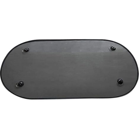 Pare-soleil arrière de voiture avec ventouses, 100 x 50 cm, protection solaire universelle pour lunette arrière, style chaussette bébé, avec ventouses et sac de rangement.