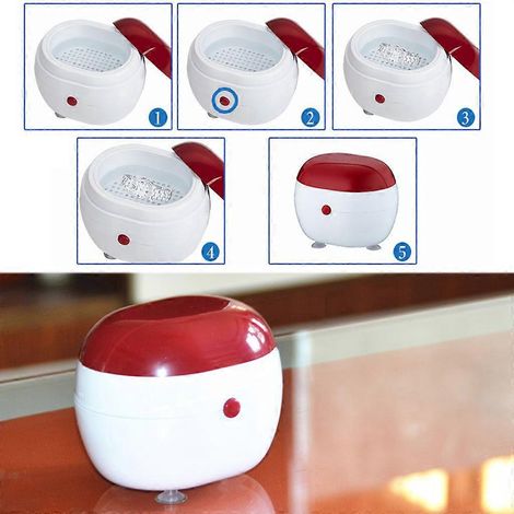 Nettoyeur à ultrasons portable pour bijoux, lunettes et montres (1/4)