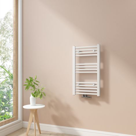 Heilmetz Toallero Secatoallas Radiador Para sistemas de calentamiento de agua No es eléctrico Baño Radiador Blanco 70x40cm 238W