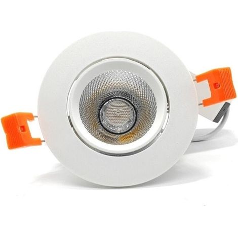 Downlight Led Indirizzabile da Incasso Rotondo 15w 3000k Taglio 125 mm