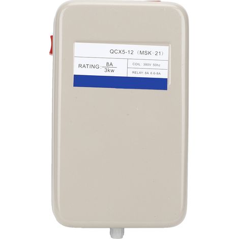 Démarreur magnétique, protecteur de pression en fer, unité de commande, accessoires pour compresseur d'air 3 kW (1/5)