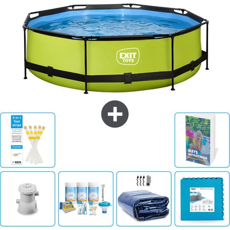 Exit Pool Rund - 300x76 cm - 7-teilig S188