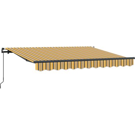 Maison Exclusive - Tenda Retrattile Giallo 350 x 200 cm Tessuto