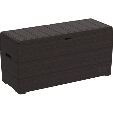 Duramax Außenbox Kunststoff 116,5 x 45 x 56 cm, 270 Liter,Braun,wetterfest,wartungsfrei, von Ezooza (1/5)
