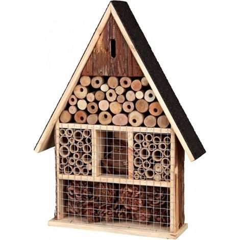 hotel à insectes trixie insect hotel bois d'écorce 35x50 cm (1/4)