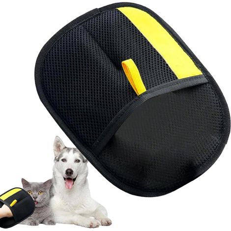 Puppy Hair Removal Static Pet Glove Dog Grooming Tool Cat Hair Remover Pet Shedding Gloves Small Animal Grooming Animal Remover for Cats, Dogs, Rabbits, Small Animals (1/5)