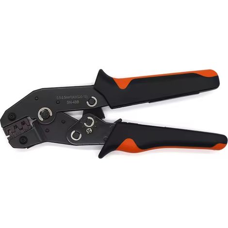 Ratschen-Crimpzange + 280-polige Steckverbinder, 18 cm (7 Zoll) Multifunktions-Crimpzange für Elektriker (1/4)