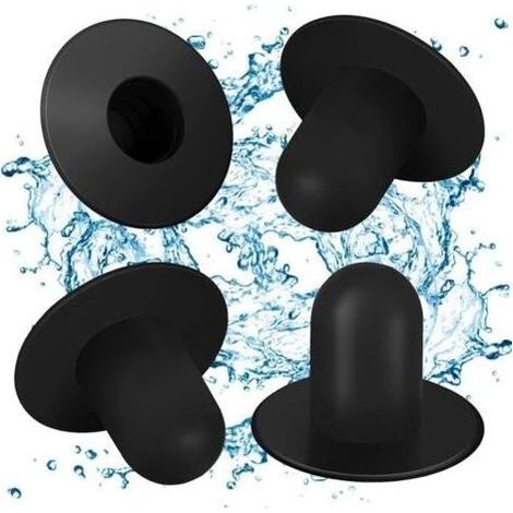 FENOPLASTICABouchons muraux pour Piscine Intex & Bestway - Lot de 4 - Blanc - 3,2 cm de diamètre (1/4)