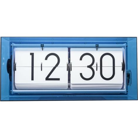 NeXtime 5209 BL Big Flip Clear Uhr (1/5)