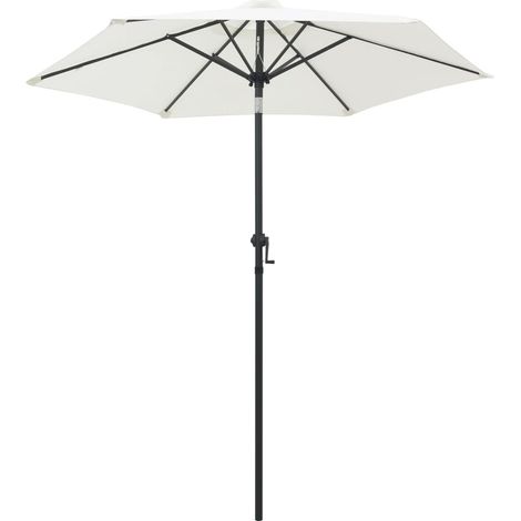 Parasol Blanc sable 200x211 Aluminium (1/5)
