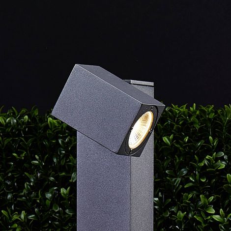 LED Outdoor lights 'Lorik' (modern) in Black made of Aluminium (1 light source,) from Lucande  garden light, path light, bollard light, path lamp, pillar light (1/5)