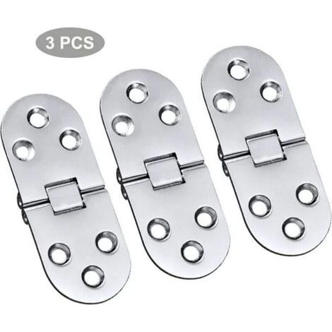 Charnière de Table en alliage, 3 paquets, charnière en acier inoxydable, porte pliante, charnière de Table, charnière pliante en alliage (1/5)