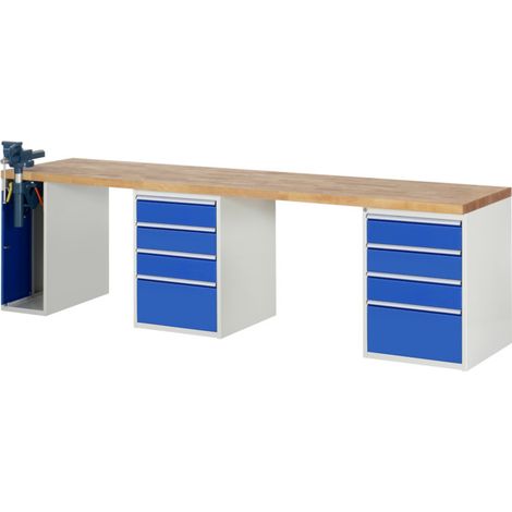 Rau Établi 7510A9, L3000xP700xH890mm, 8x tiroirs-TA, 1x SSKL (1/5)