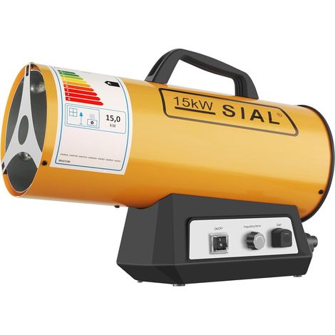 15kW Chauffage Gaz de Chantier Soufflant, d'Appoint, Portable, Q15 (1/5)