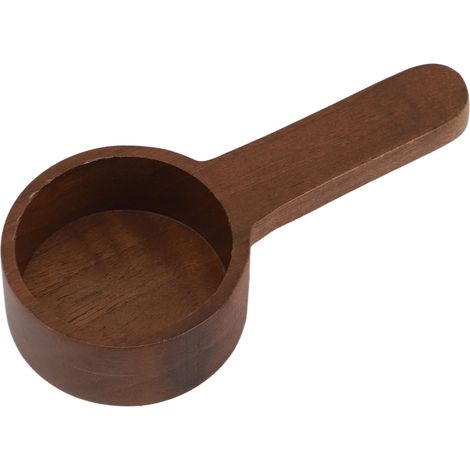Cuillère doseuse à café multifonctionnelle en noyer noir, précise et durable pour la cuisine