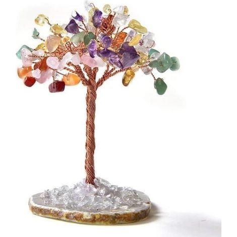 Objet décoratif - MARSEE - Arbre à Argent Feng Shui - 10 cm - Cristal naturel - Chance et Richesse (1/3)