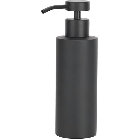 Black Stainless Steel Soap Dispenser, Manual Pump (1/5)