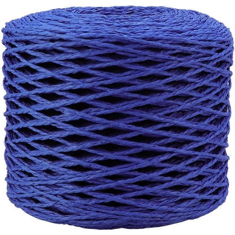 Ficelle de papier idéale pour les loisirs créatifs et l'emballage cadeau, corde écologique texturée naturelle avec nœuds résistants. (1/5)