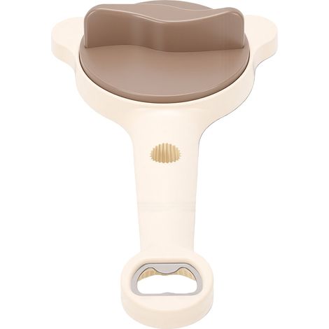 Ouvre-bocal 4 en 1 réglable en acier inoxydable pour bocaux de 2,5 à 9 cm de diamètre, bouteilles de bière et vinaigrettes, couleur kaki (1/5)