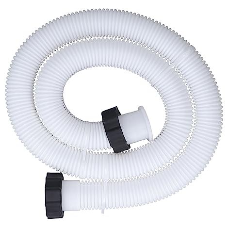 Flexible Tuyau de Remplacement pour Pompe de Piscine 1.5 Pouces Convient aux Piscines Hors Sol Blanc (1/5)