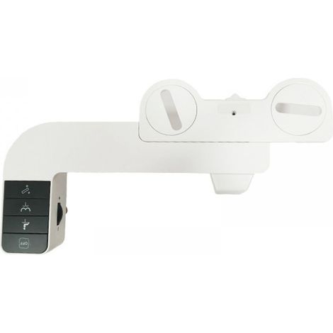 Bidet Toilette - Non Électrique - Double Buse Rétractable Autonettoyante - Pression Réglable - Pour WC Standard - 1 Pièce (1/5)