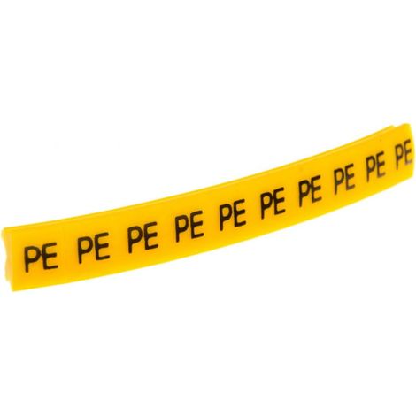 Marqueur jaune pour connecteurs EZ-5/PE R34RR-02050307000 /100 pièces/