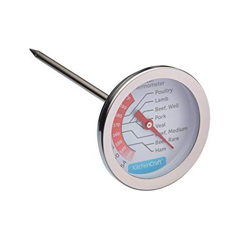 KitchenCraft Termometro per carne in acciaio inox (1/4)