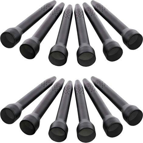 Set di 12 irrigatori per radici, 30 cm, per un'irrigazione a goccia precisa in giardini e vasi, realizzati in plastica resistente. Sistema di irrigazione a risparmio idrico, ideale per la cura delle p (1/3)