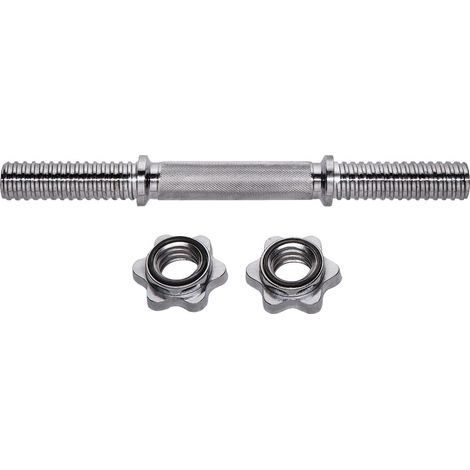 Barbell Bar with Star Collars, 35cm, 30mm Diameter
