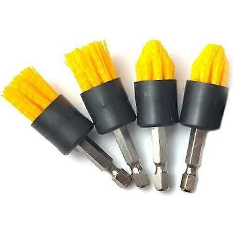 Ensemble de 4 brosses de précision pour perceuse sans fil, compatibles avec les perceuses à carrelage et à grains. (1/5)