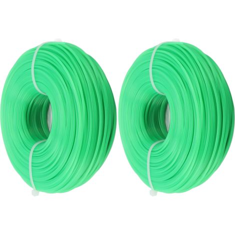 Bobine de fil de coupe-bordures en nylon vert de 100 mètres (1,6 mm) pour coupe-bordures électrique de jardin (1/5)