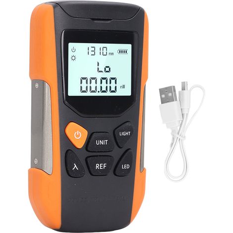 Compteur de puissance optique haute précision -50 à +26dBm, mini portable avec interface universelle FC SC ST pour fibres optiques (1/5)