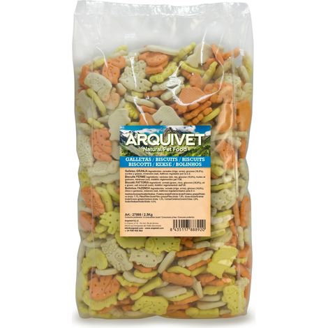ARQUIVET Biscotti per cani "Fattoria" - 1 Kg - Snack per cani - Premi per cani (1/5)