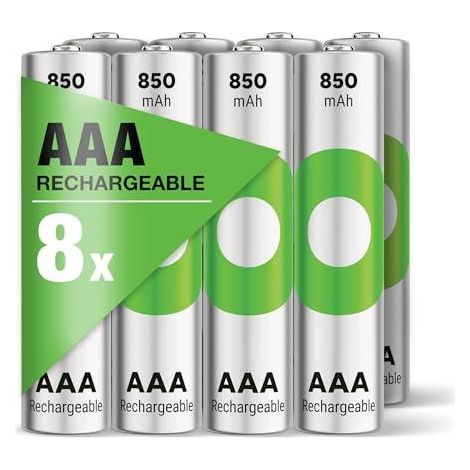 gp ReCyko Pilas Recargables NiMH AAA 850 mAh 8 unidades