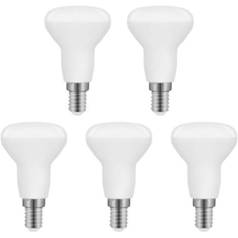 Ampoule LED R50 E14 5W, R50 LED E14 Réflecteur Équivalent Ampoule Incandescente E14 40W, Blanc Chaud 3000K 550LM, Non Dimmable, Lot de 5 [Classe énergétique F] (1/4)