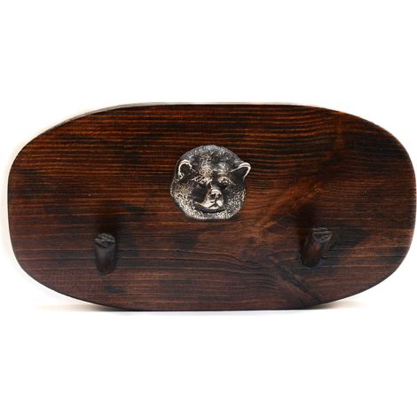 Akita, Akita Inu - Accessoire-Aufhänger, Medaillen-Aufhänger mit Hund, Schlüsselhaken von Art-Dog