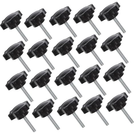 t te hexagonale M6x30 avec poign e en plastique lot de 20 (1/5)