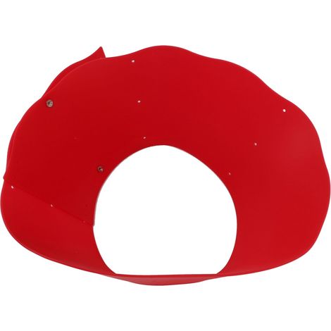 Pare-éclaboussures en silicone rouge, réglable, pour poêle à frire et accessoires de cuisine. (1/5)