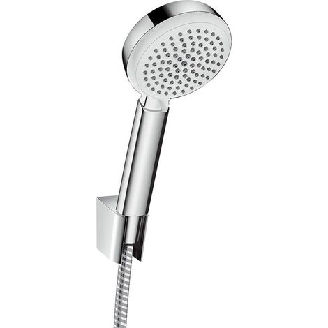 Ensemble de douche HG CROMETTA 100 VARIO Metaflex tuyau 1600mm blanc/chrom