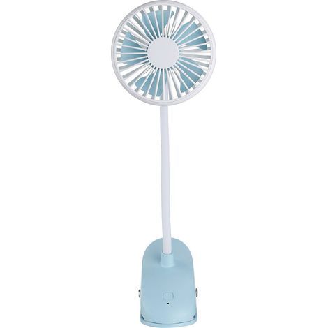 USB-wiederaufladbarer tragbarer Tischventilator, Mini-Flexibler Clip-Ventilator (1/5)