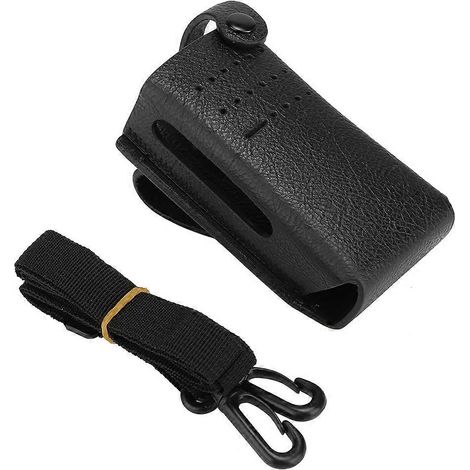 Schutzhülle aus PU-Leder für das Motorola P6600 Funkgerät, robuste Schutzhülle für Zweiwegfunkgeräte, strapazierfähiges Gehäuse mit Zugriff auf alle Funktionen, praktische und langlebige Hülle (1/5)